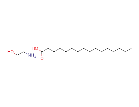 Molecular Structure of 2210-62-0 ((2-hydroxyethyl)ammonium palmitate)