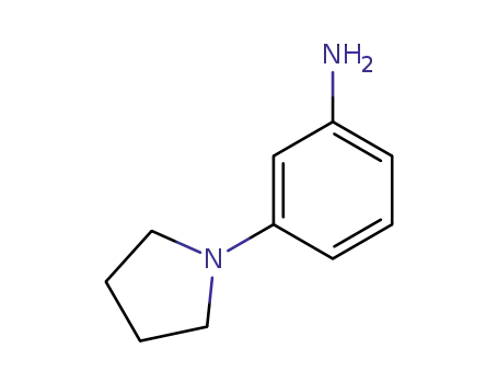 Molecular Structure of 115833-93-7 (3-PYRROLIDIN-1-YL-PHENYLAMINE)