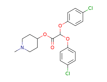 (1-methylpiperidin-4-yl) 2,2-bis(4-chlorophenoxy)acetate