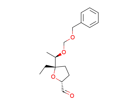 (2S,5R)-2-<(1R)-1-Benzyloxymethoxyethyl>-2-ethyl-5-formyltetrahydrofuran