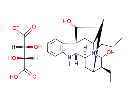 17R,21-α-DIHYDROXY-4-PROPYLAJMALANIUM HYDROGEN TARTRATE