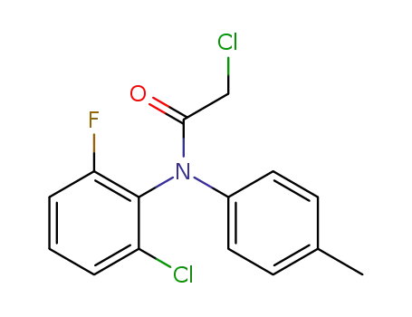 Molecular Structure of 332903-78-3 (2-chloro-N-(2-chloro-6-fluorophenyl)-N-p-tolylacetaMide)