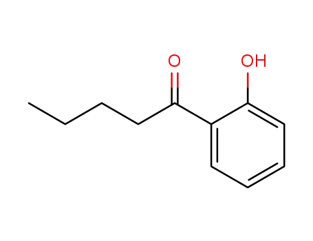 Molecular Structure of 18430-91-6 (1-(2-hydroxyphenyl)pentan-1-one)