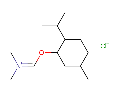 Molecular Structure of 100011-09-4 (Methanaminium,
N-methyl-N-[[[5-methyl-2-(1-methylethyl)cyclohexyl]oxy]methylene]-,
chloride)