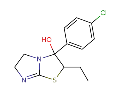 3-(4-クロロフェニル)-2-エチル-2,3,5,6-テトラヒドロイミダゾ[2,1-b]チアゾール-3-オール