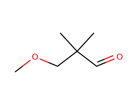 Molecular Structure of 26254-86-4 (3-methoxy-2,2-dimethylpropionaldehyde)