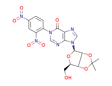 Molecular Structure of 924887-44-5 (1-(2,4-dinitrophenyl)-2',3'-O-isopropylideneinosine)