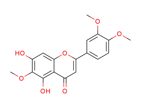 Molecular Structure of 22368-21-4 (4H-1-Benzopyran-4-one,2-(3,4-dimethoxyphenyl)-5,7-dihydroxy-6-methoxy-)