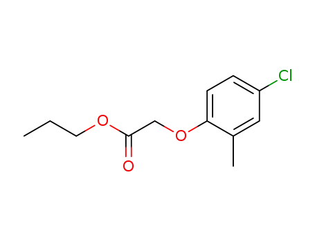 Molecular Structure of 2698-39-7 (propyl (4-chloro-2-methylphenoxy)acetate)
