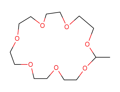 Molecular Structure of 68375-99-5 (1,3,6,9,12,15,18-Heptaoxacycloeicosane, 2-methyl-)