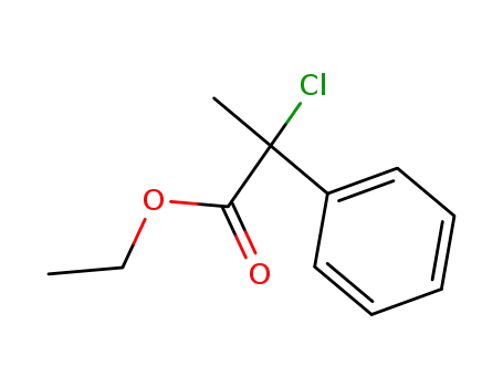 Molecular Structure of 39876-61-4 (2-chloro-2-phenyl-propionic acid ethyl ester)