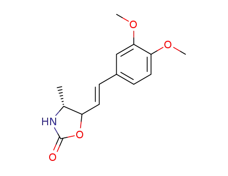 (R)-5-[(E)-2-(3,4-Dimethoxy-phenyl)-vinyl]-4-methyl-oxazolidin-2-one