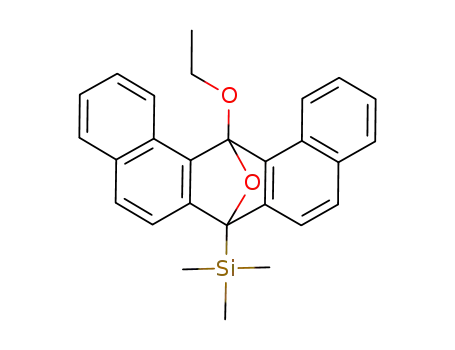 Molecular Structure of 103224-51-7 (7,14-dihydro-14-ethoxy-7-(trimrthylsilyl)-7,14-epoxydibenz<a,j>anthracene)