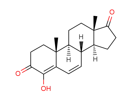 Molecular Structure of 89617-12-9 (4-hydroxy-androsta-4,6-diene-3,17-dione)