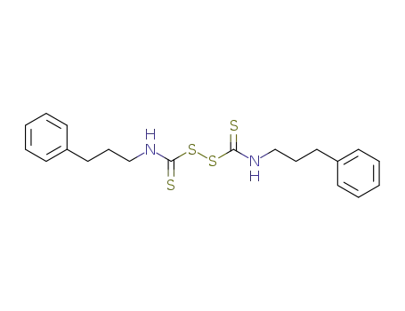 Molecular Structure of 861572-97-6 (μ-disulfido-1,2-dithio-dicarbonic acid bis-(3-phenyl-propylamide))