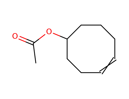 Molecular Structure of 22445-58-5 (cyclooct-4-en-1-yl acetate)