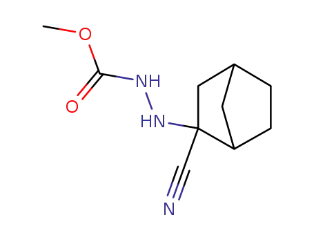 1-<2-(2-Cyanonorbornyl)>-2-carbomethoxyhydrazine