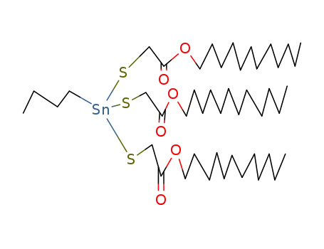 Molecular Structure of 26292-98-8 (dodecyl 4-butyl-4-[[2-(dodecyloxy)-2-oxoethyl]thio]-7-oxo-8-oxa-3,5-dithia-4-stannaicosanoate)