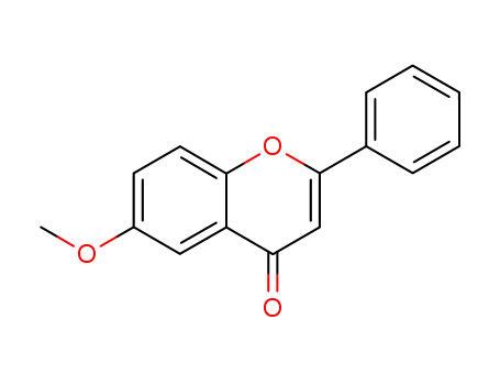 Molecular Structure of 26964-24-9 (6-METHOXYFLAVONE)