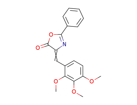 5(4H)-Oxazolone, 2-phenyl-4-[(2,3,4-trimethoxyphenyl)methylene]-