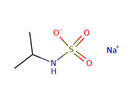 Molecular Structure of 38611-95-9 (Sulfamic acid, (1-methylethyl)-, monosodium salt)