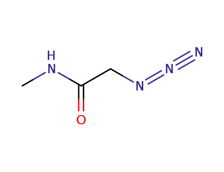 Molecular Structure of 98025-59-3 (2-azido-N-methylacetamide(SALTDATA: FREE))
