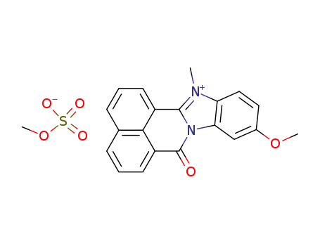 10-メトキシ-13-メチル-7-オキソ-7H-ベンゾイミダゾ[2,1-a]ベンゾ[de]イソキノリン-13-イウム?(硫酸メチル)アニオン