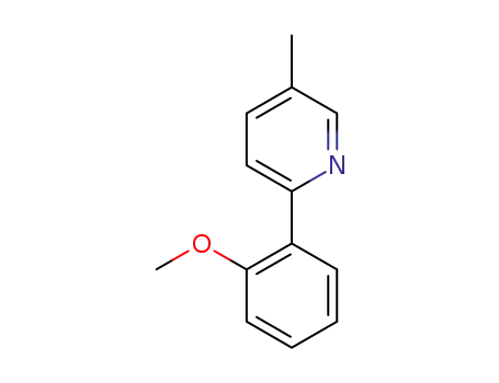 Molecular Structure of 884494-43-3 (2-(2-methoxyphenyl)-5-methyl-pyridine)