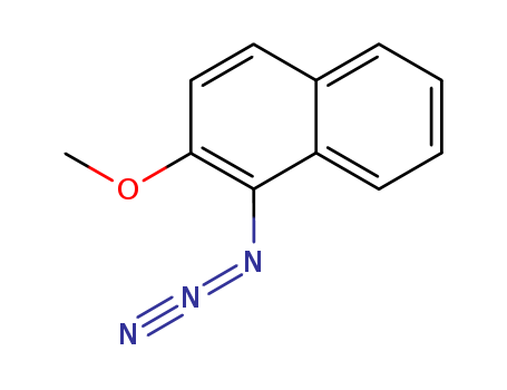 Molecular Structure of 111180-79-1 (Naphthalene, 1-azido-2-methoxy-)