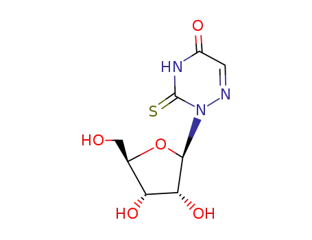 Molecular Structure of 27089-56-1 (2-THIO-6-AZAURIDINE)
