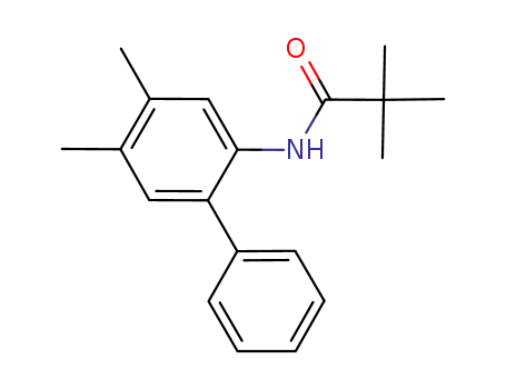 Molecular Structure of 1253778-87-8 (N-(4,5-dimethyl-[1,1'-biphenyl]-2-yl)pivalamide)