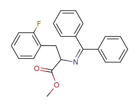 2-(Benzhydrylidene-amino)-3-(2-fluoro-phenyl)-propionic acid methyl ester