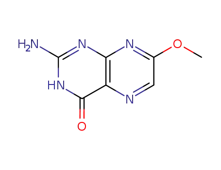 Molecular Structure of 3149-34-6 (4(3H)-Pteridinone, 2-amino-7-methoxy-)