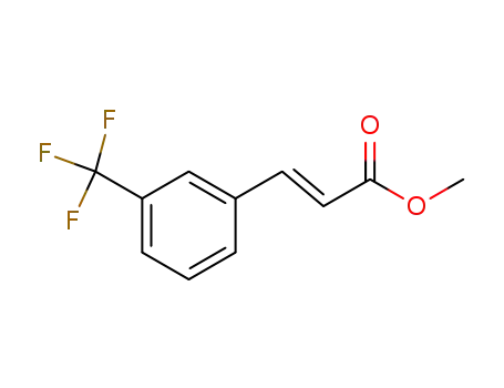 Molecular Structure of 104201-66-3 ((2E)-3-[3-(Trifluoromethyl)phenyl]-2-propenoic acid methyl ester)