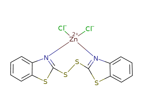 Zinc,dichloro[2-(2-benzothiazolyldithio-kS2)benzothiazole-kN3]-, (T-4)-