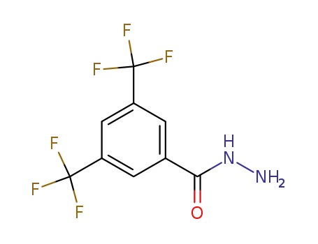 Molecular Structure of 26107-82-4 (3,5-BIS(TRIFLUOROMETHYL)BENZHYDRAZIDE)