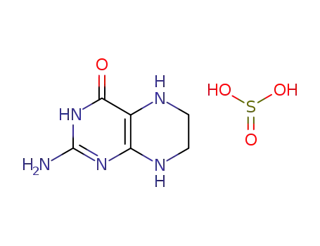 2-amino-5,6,7,8-tetrahydro-3<i>H</i>-pteridin-4-one; sulfite