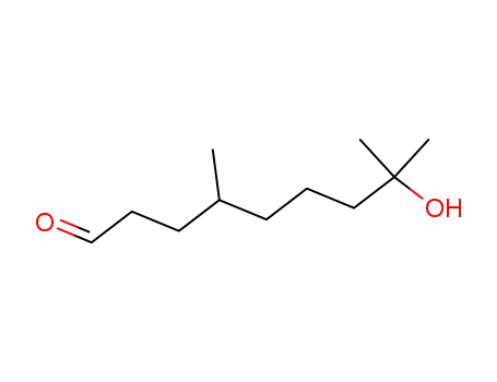 Molecular Structure of 64390-63-2 (Nonanal, 8-hydroxy-4,8-dimethyl-)