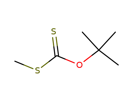 Molecular Structure of 37527-08-5 (O-tert-butyl S-methyl carbonodithioate)