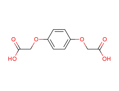 Molecular Structure of 2245-53-6 (HYDROQUINONE-O,O'-DIACETIC ACID)