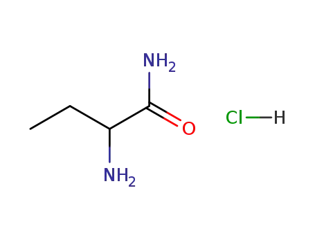 Molecular Structure of 7682-20-4 (L-2-Aminobutanamide hydrochloride)