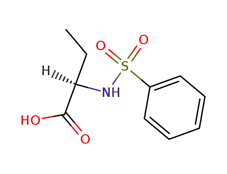 Butanoic acid, 2-[(phenylsulfonyl)amino]-, (R)-