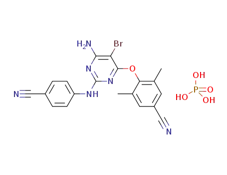 Molecular Structure of 1253183-22-0 (etravirine phosphate)
