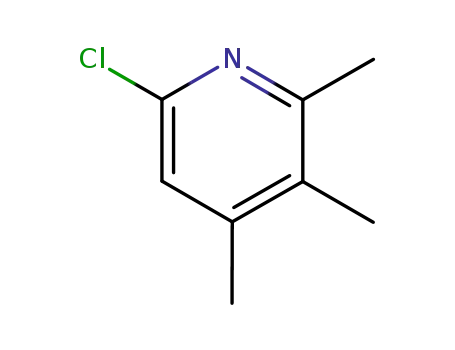 Molecular Structure of 408314-12-5 (6-chloro-2,3,4-trimethylpyridine(SALTDATA: FREE))