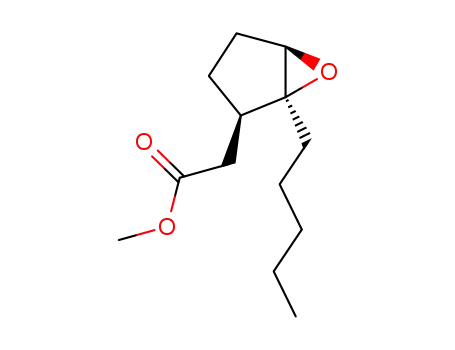 (+)-methyl (1R,2S,3R)-2,3-epoxy-2-pentyl-1-cyclopentaneacetate