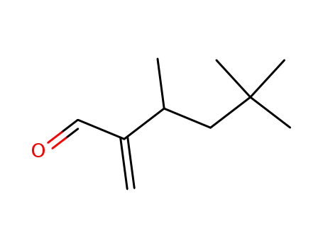 Molecular Structure of 22414-70-6 (2-methylene-3,5,5-trimethylhexanal)