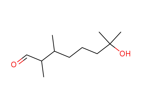 Molecular Structure of 22414-71-7 (7-hydroxy-2,3,7-trimethyloctanal)
