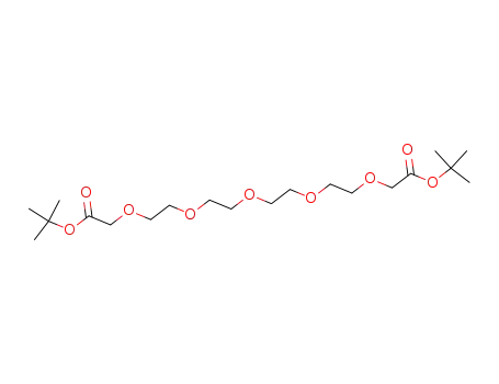 Molecular Structure of 211746-78-0 (di-tert-butyl 3,6,9,12,15-pentaoxaheptadecanedioate)