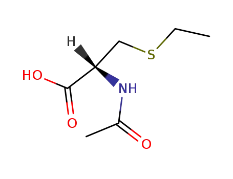 Molecular Structure of 31386-36-4 (L-Cysteine, N-acetyl-S-ethyl-)