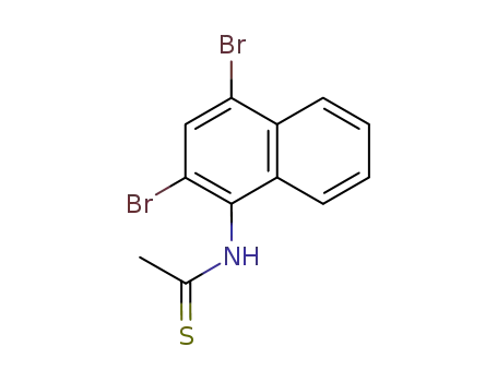 N-(2,4-dibromo-1-naphthyl)thioacetamide